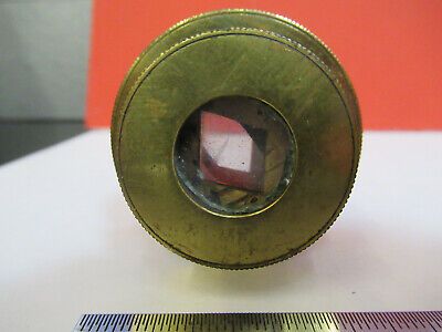 ANTIQUE WATSON UK ENGLAND POLARIZER 1860's MICROSCOPE PART AS PICTURED F6-B-10