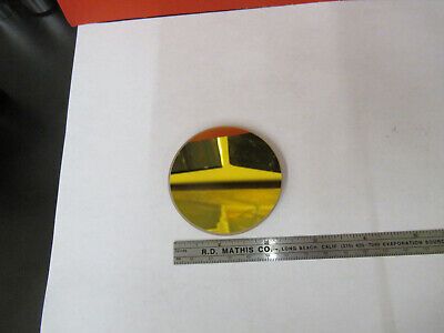 OPTICAL INFRARED GOLD PLATED MIRROR MIL SPEC OPTICS AS PICTURED &8z-a-100