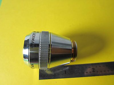 OPTICAL MICROSCOPE OBJECTIVE FLUOTAR 10X DF LEITZ WETZLAR GERMANY OPTICS B#26-21