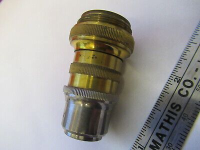 ANTIQUE W&H SEIBERT WETZLAR OBJECTIVE MICROSCOPE PART AS PICTURED &8z-a-107