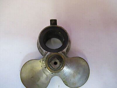 ANTIQUE BAUSCH LOMB NOSEPIECE CAPS MICROSCOPE PART AS PICTURED &8Z-A-78