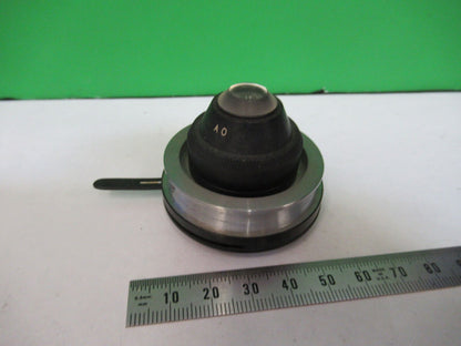 for part SPENCER AO ANTIQUE CONDENSER + IRIS MICROSCOPE PART AS PICTURED H3-B-35