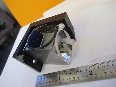 ZEISS GERMANY AXIOTRON MOUNTED PRISM MICROSCOPE PART OPTICS AS PICTURED &47-A-28