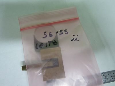 MICROSCOPE PART LEITZ GERMANY BRASS MOUNTED LENS OPTICS AS IS BIN#S6-55