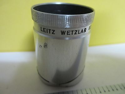 MICROSCOPE PART OBJECTIVE LEITZ ELMAR 2.8X [rough bent] OPTICS AS IS BIN#T9-15