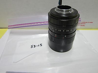 FUJINON TV LENS OPTICAL JAPAN OPTICS BIN#53-15