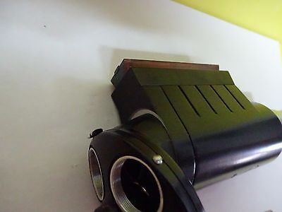 MICROSCOPE PART BRASS AO TUBUS + NOSEPIECE AMERICAN OPTICS AS IS BIN#X4-04