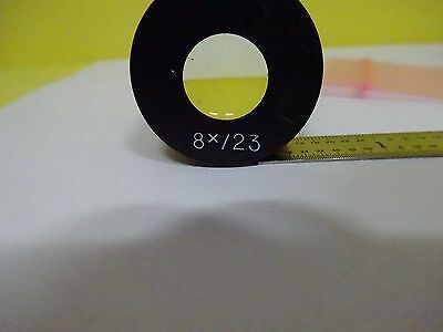 MICROSCOPE PART EYEPIECE OCULAR 8X/23 OPTICS AS IS BIN#W6-26