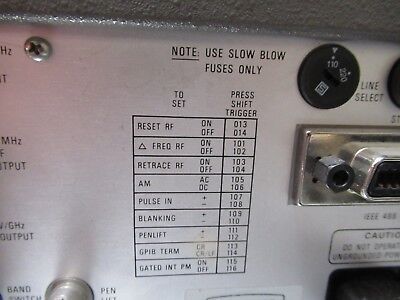 WILTRON SWEPT FREQUENCY SYNTHESIZER 2-20 GHz MODEL 6737B-20 AS PICTURED &GAR