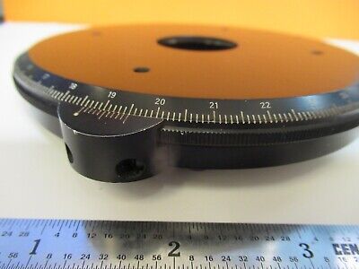 CARL ZEISS GERMANY POLARIZER STAGE TABLE MICROSCOPE PART AS PICTURED &1E-C-53