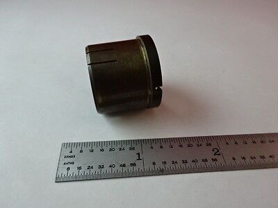 BRASS MOUNTED RETICLE PIECE OPTICS MICROSCOPE PART AS IS &2-A-22