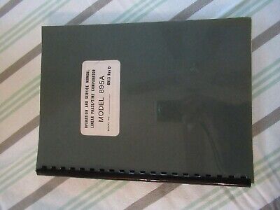 COLLECTABLE RARE TRACOR 895A PHASE COMP FREQUENCY STD MANUAL 1970 AS PIC &BIBLI