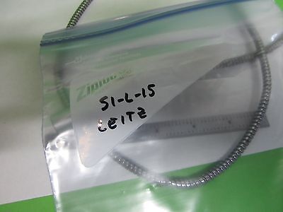 MICROSCOPE PART LEITZ WETZLAR GERMANY FIBER OPTICS [dented] AS IS BIN#S1-L-15