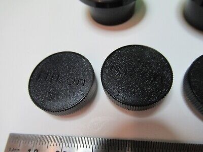 LOT PLUGS PLASTIC NIKON CAPS OBJECTIVE MICROSCOPE PART AS PICTURED &15-A-09