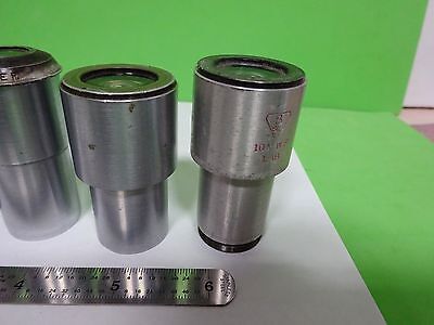 FOR PARTS MICROSCOPE OCULAR EYEPIECES OPTICS AS IS BIN#Y2-19