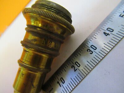 ANTIQUE SEIBERT GERMANY OBJECTIVE "V" LENS MICROSCOPE PART AS PICTURED &A2-FT-49