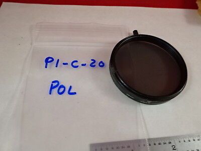 OPTICAL MOUNTED POLARIZER GLASS CANON 55 mm OPTICS AS IS BIN#P1-C-20