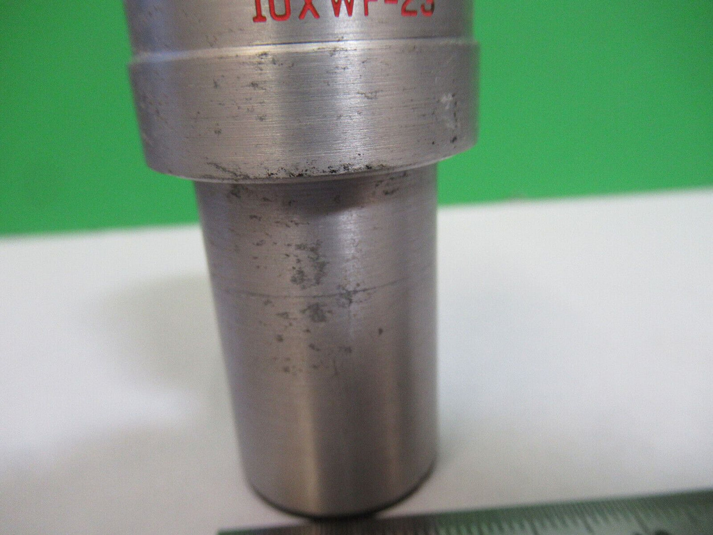 MICROSCOPE PART BAUSCH LOMB EYEPIECE OCULAR 10X WF-23 LENS AS PICTURED &G2-A-13