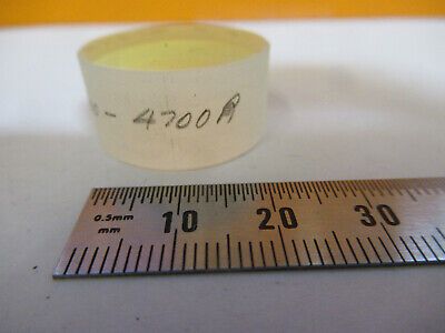 OPTICAL FLAT COATED LENS 450-470 nm PRO LASER OPTICS AS PICTURED P3-A-107