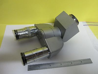 MICROSCOPE PART REICHERT AUSTRIA HEAD + EYEPIECES OPTICS BIN#34-T-02