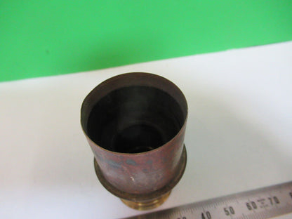 ANTIQUE BRASS RARE UK ENGLAND EYEPIECE MICROSCOPE PART AS PICTURED P2-B-64