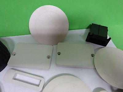 MICROSCOPE PART LOT PLASTIC COVERS LEICA DMR DMRM GERMANY AS IS BIN#P7-E-93