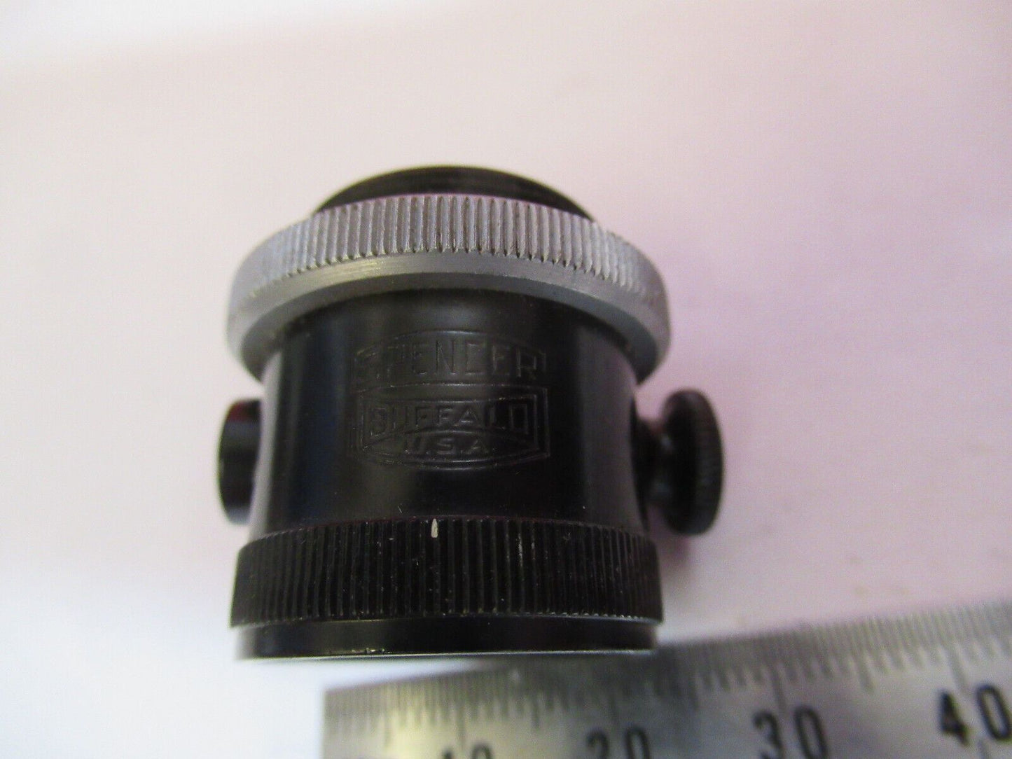 ANTIQUE SPENCER USA PRISM OPTICS LENS MICROSCOPE PART AS PICTURED G4-A-89