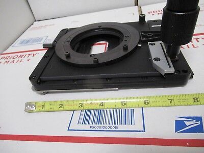 LEICA DMR GERMANY NICE STAGE TABLE ROTABLE MICROSCOPE PART AS PICTURED #FT-3-8