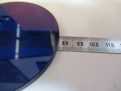 OPTICAL LARGE BLUE GLASS FILTER NICE PRO OPTICS AS PICTURED &P5-A-74