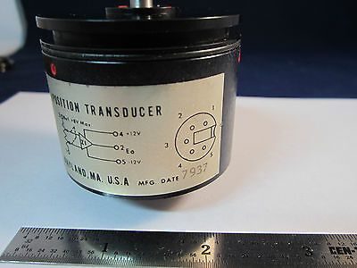 OPTICAL PHASE ANGLE POSITIONING TRANSDUCER Made Germany LASER OPTICS BIN#19 ivx