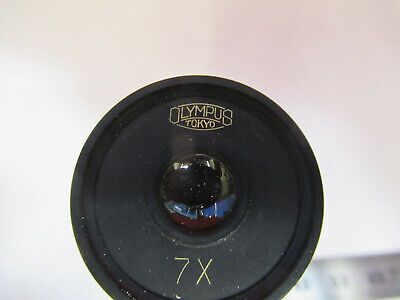 OLYMPUS JAPAN EYEPIECE 7X OCULAR LENS  MICROSCOPE PART AS PICTURED &P8-A-39