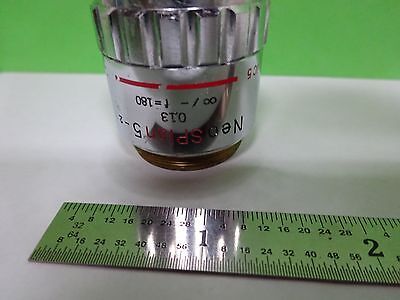 OPTICAL MICROSCOPE PART OLYMPUS OBJECTIVE NEODPLAN 5X INFINITY OPTICS BIN#Y4-54