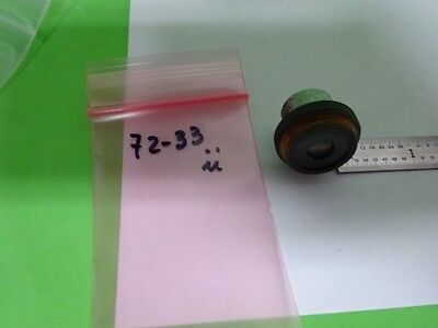 MICROSCOPE PART OLYMPUS M6 OBJECTIVE OPTICS AS IS BIN#72-33