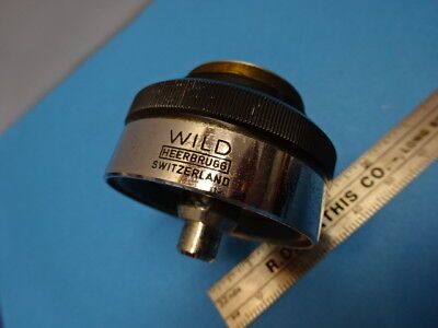 WILD HEERBRUGG SWISS OBJECTIVE EPI 10X MICROSCOPE PART OPTICS AS IS &90-A-03