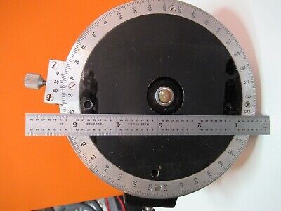 BAUSCH LOMB POL ROTATABLE POLARIZATION STAGE TABLE for MICROSCOPE AS PIC 17-B-10