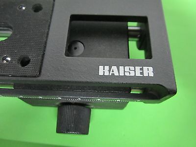 OPTICAL MICROMETER STAGE KAISER LASER OPTICS BIN#58-10