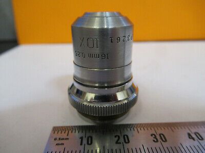 BAUSCH LOMB VINTAGE OBJECTIVE 10X  LENS MICROSCOPE PART AS PICTURED &8Y-A-72