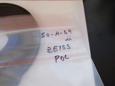 ZEISS GERMANY POLARIZATION POL STAGE TABLE MICROSCOPE PART AS PICTURED &50-A-69