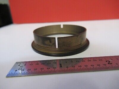 ANTIQUE STEREO COVER GLASS LENS MICROSCOPE PART OPTICS AS PICTURED &4B-A-11