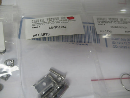 KIMBALL PHYSICS eV LOT PARTS HIGH VACUUM RATED AS PICTURED  #W1-A-32