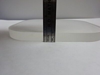 MIL-SPEC CHAMFERED BK7 GLASS HUGE THICK WINDOW OPTICAL OPTICS AS PICTURED &83-36