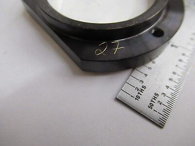 ZEISS AXIOTRON GERMANY LENS BRASS MOUNTED MICROSCOPE PART AS PICTURED #FT-3-31