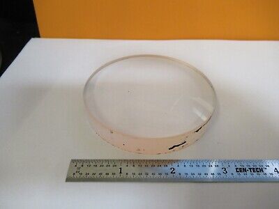 FOR PARTS OPTICAL LENS PLANO CONVEX GLASS [scratches] AS PICTURED &FT-6-205