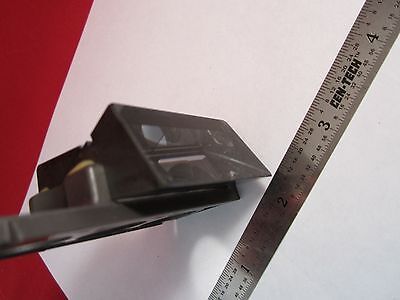 OPTICAL MICROSCOPE MOUNTED PRISM STEREO SCOPE OPTICS BIN#C5-6