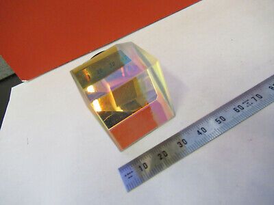 OPTICAL CUBE PRISM POLARIZED BEAM SPLITTER LASER OPTICS AS PICTURED &FT-5-P