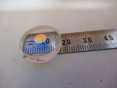 OPTICAL LENS COATED DICHROIC MIRROR FILTER HP OPTICS AS PICTURED #P3-A-57