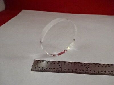 OPTICAL FLAT COHERENT FUSED SILICA 2.5" DIAMETER LASER OPTICS AS IS #80-15