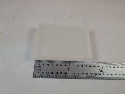 OPTICAL FUSED SILICA GLASS SLAB OPTICS AS IS #M2-B-16