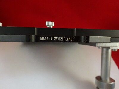 WILD SWISS M12 STAGE TABLE MICROMETER MICROSCOPE PART OPTICS AS IS &V7-A-04