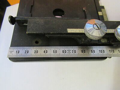 ANTIQUE SPENCER AO  STAGE XY TABLE MICROSCOPE PART AS PICTURED P6-A-91